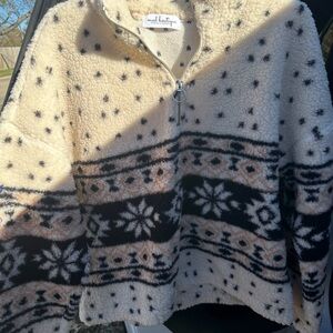 Cozy Winter Sherpa Fleece Pullover